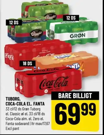 Løvbjerg TUBORG, COCA-COLA EL. FANTA tilbud