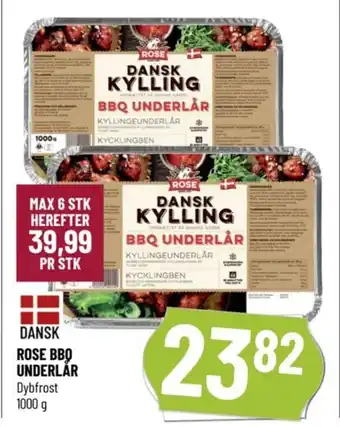 Løvbjerg ROSE BBQ UNDERLÅR tilbud
