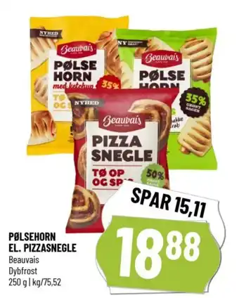 Løvbjerg PØLSEHORN EL. PIZZASNEGLE tilbud