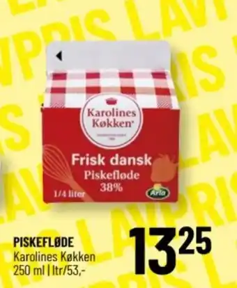 Løvbjerg PISKEFLØDE Karolines Køkken tilbud