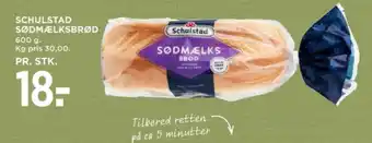 MENY SCHULSTAD SØDMÆLKSBRØD tilbud