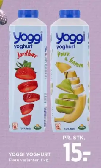 MENY YOGGI YOGHURT tilbud