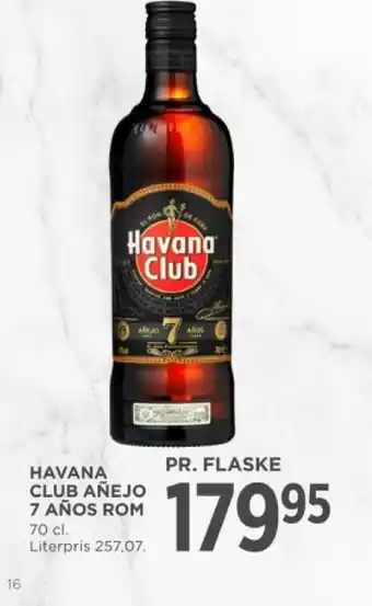 HAVANA CLUB AÑEJO 7 AÑOS ROM