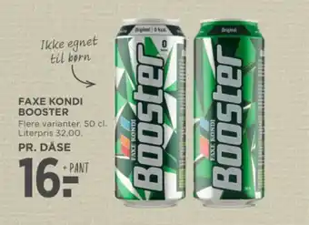 MENY FAXE KONDI BOOSTER tilbud