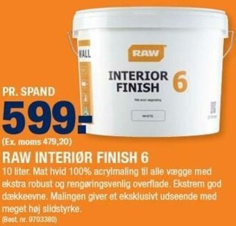 Stark Raw Interiør Finish 6 10 Liter tilbud