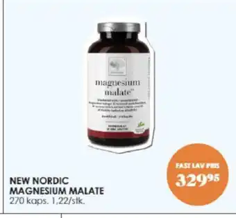 Matas NEW NORDIC MAGNESIUM MALATE tilbud