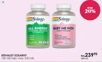 Matas UDVALGT SOLARAY tilbud