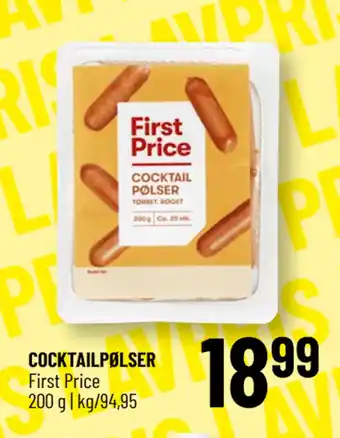COCKTAILPØLSER