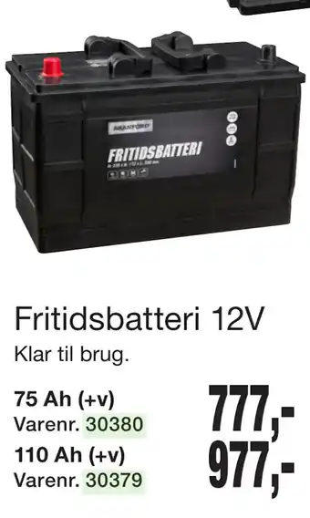 Harald Nyborg Fritidsbatteri 12V tilbud