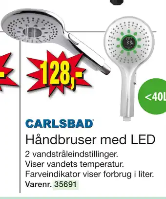 Harald Nyborg Håndbruser med LED tilbud