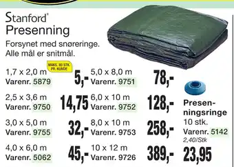 Harald Nyborg Presenning tilbud