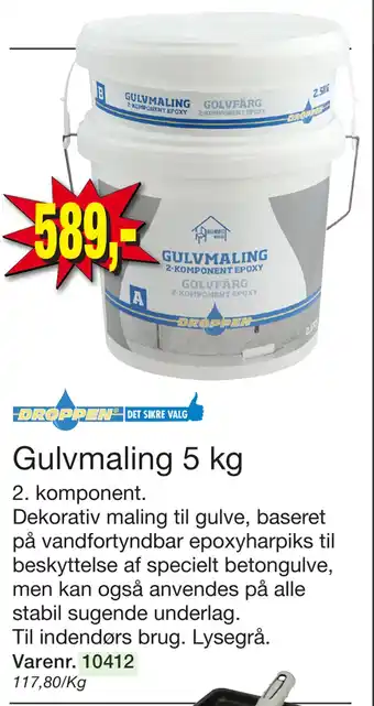 Harald Nyborg Gulvmaling 5 kg tilbud