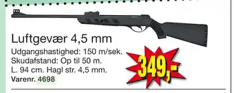 Harald Nyborg Luftgevær 4,5 mm tilbud