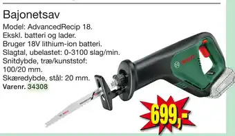 Harald Nyborg Bajonetsav tilbud