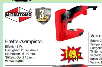 Harald Nyborg Hæfte-/sømpistol tilbud