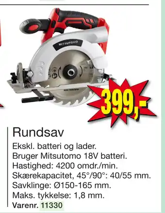 Harald Nyborg Rundsav tilbud