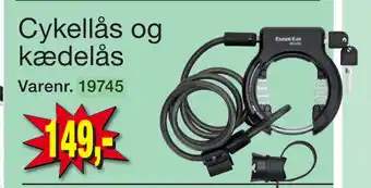 Harald Nyborg Cykellås og kædelås tilbud