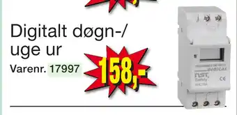Harald Nyborg Digitalt døgn-/ uge ur tilbud