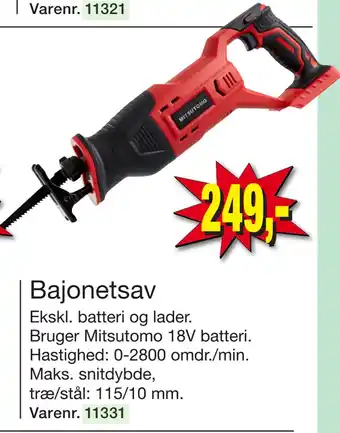 Harald Nyborg Bajonetsav tilbud