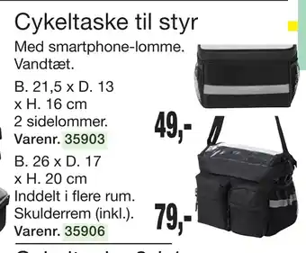 Harald Nyborg Cykeltaske til styr tilbud