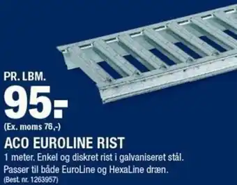 Aco Euroline Rist 1 Meter