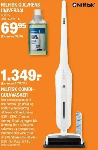 Stark Nilfisk Combi-Gulvvasker tilbud