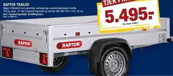 Stark Raptor Trailer Tippy 1 tilbud