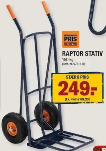 Stark Raptor Stativ 150 Kg tilbud
