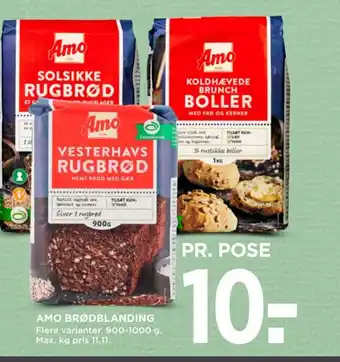 MENY AMO BRØDBLANDING tilbud