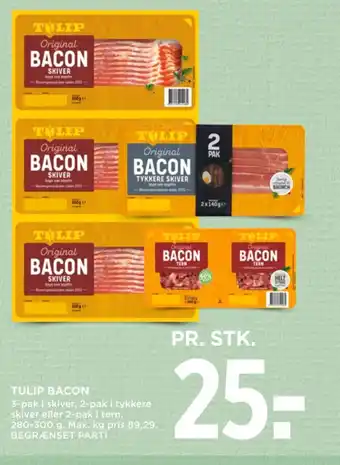 MENY TULIP BACON tilbud