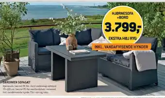 XL-BYG SARDINIEN SOFASÆT tilbud