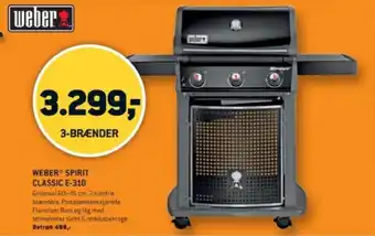 XL-BYG WEBER SPIRIT CLASSIC E-310 tilbud
