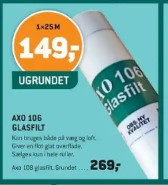 AXO 106 GLASFILT