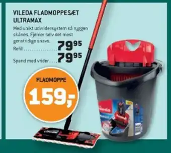 XL-BYG VILEDA FLADMOPPESÆT ULTRAMAX tilbud