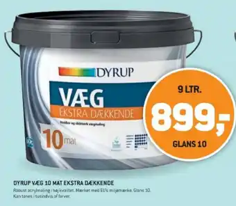 XL-BYG DYRUP VÆG 10 MAT EKSTRA DÆKKENDE tilbud