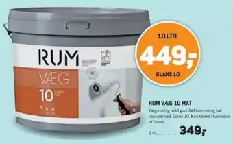 XL-BYG RUM VÆG 10 MAT tilbud