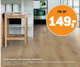 XL-BYG PERGO MANDAL VINEYARD OAK LAMINATGULV tilbud