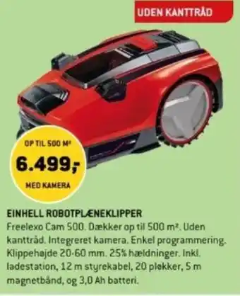 XL-BYG EINHELL ROBOTPLÆNEKLIPPER tilbud
