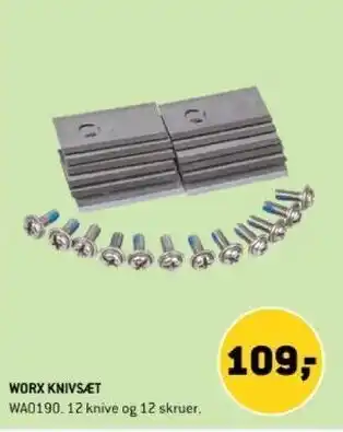 WORX KNIVSÆT