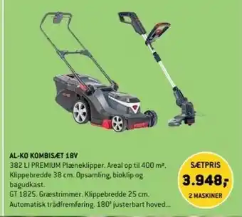 XL-BYG AL-KO KOMBISÆT 18V tilbud