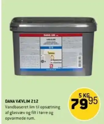 XL-BYG DANA VÆVLIM 212 tilbud