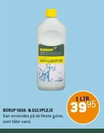 XL-BYG BORUP VASK- & GULVPLEJE tilbud