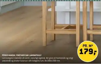 XL-BYG PERGO MANDAL VINEYARD OAK LAMINATGULV tilbud