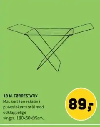 XL-BYG 18 M. TØRRESTATIV tilbud