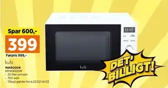 Power MIKROOVN KMW4020W tilbud