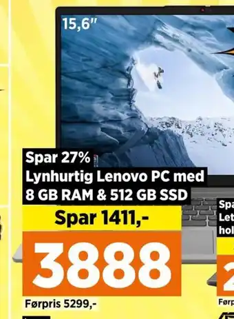 Power IDEAPAD 1 82QD00AMMX tilbud