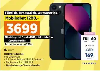 Power IPHONE 13 128 GB IP13128GBMDN tilbud