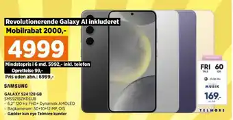 Power GALAXY S24 128 GB SMS921BZKDEUB tilbud
