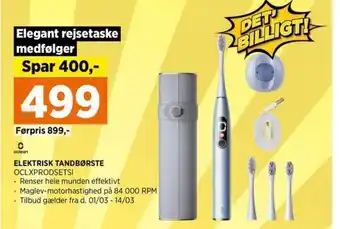 Power ELEKTRISK TANDBØRSTE tilbud