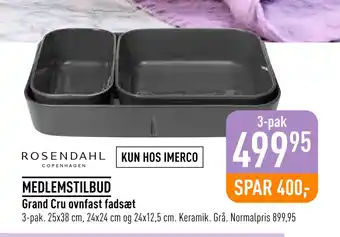 Imerco Grand Cru ovnfast fadsæt tilbud